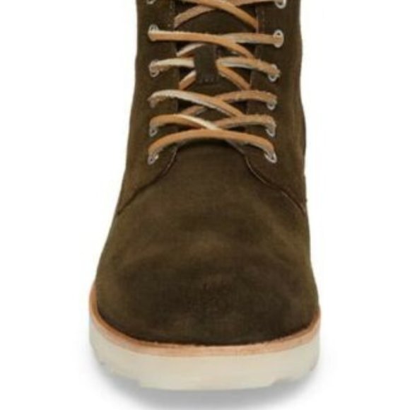 Men\'s Blackstone Dark Green Suede Chukka Boot. Plain Toe, Mid top. Size 44. main image 7